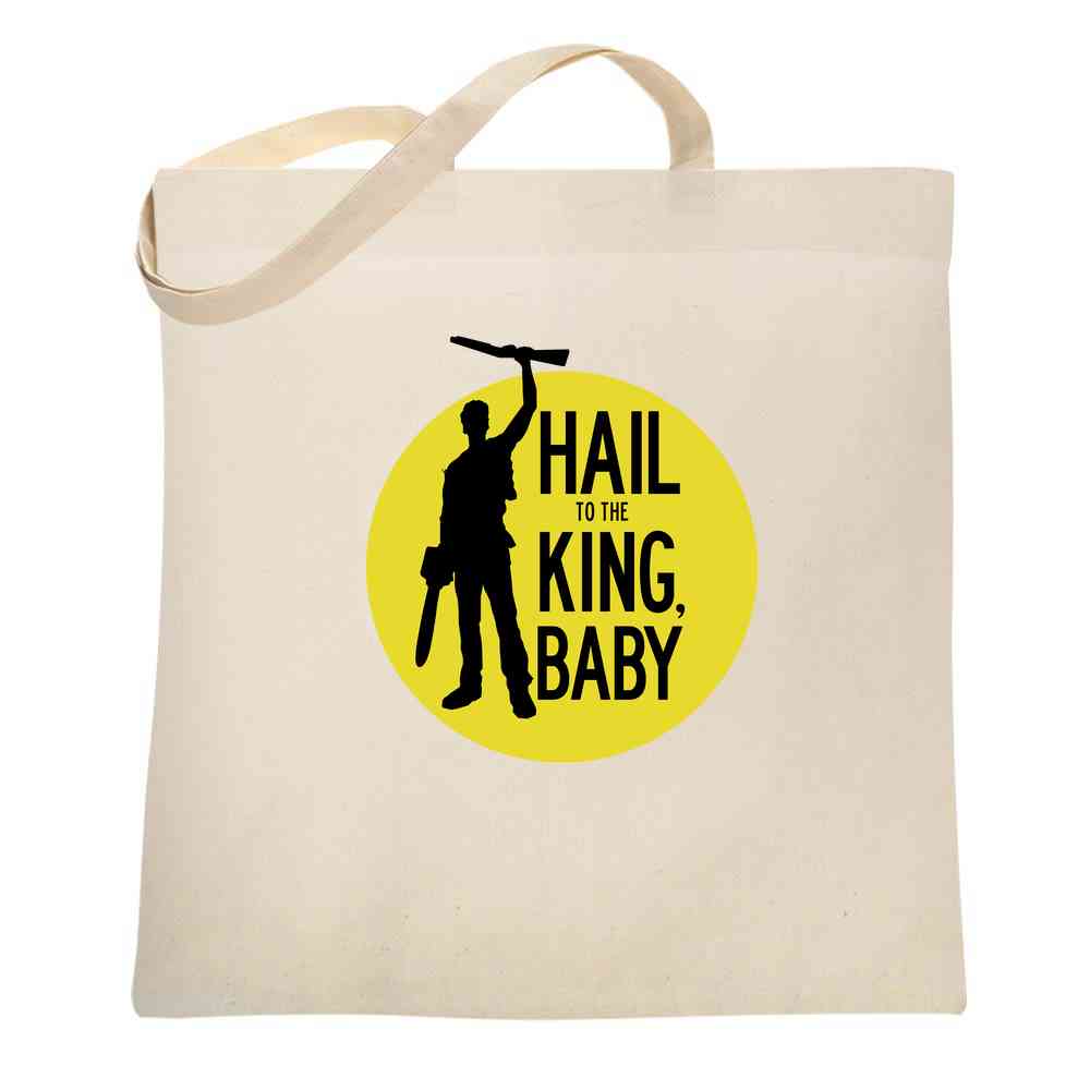 Hail To The King Baby Horror Army Zombie Tote Bag