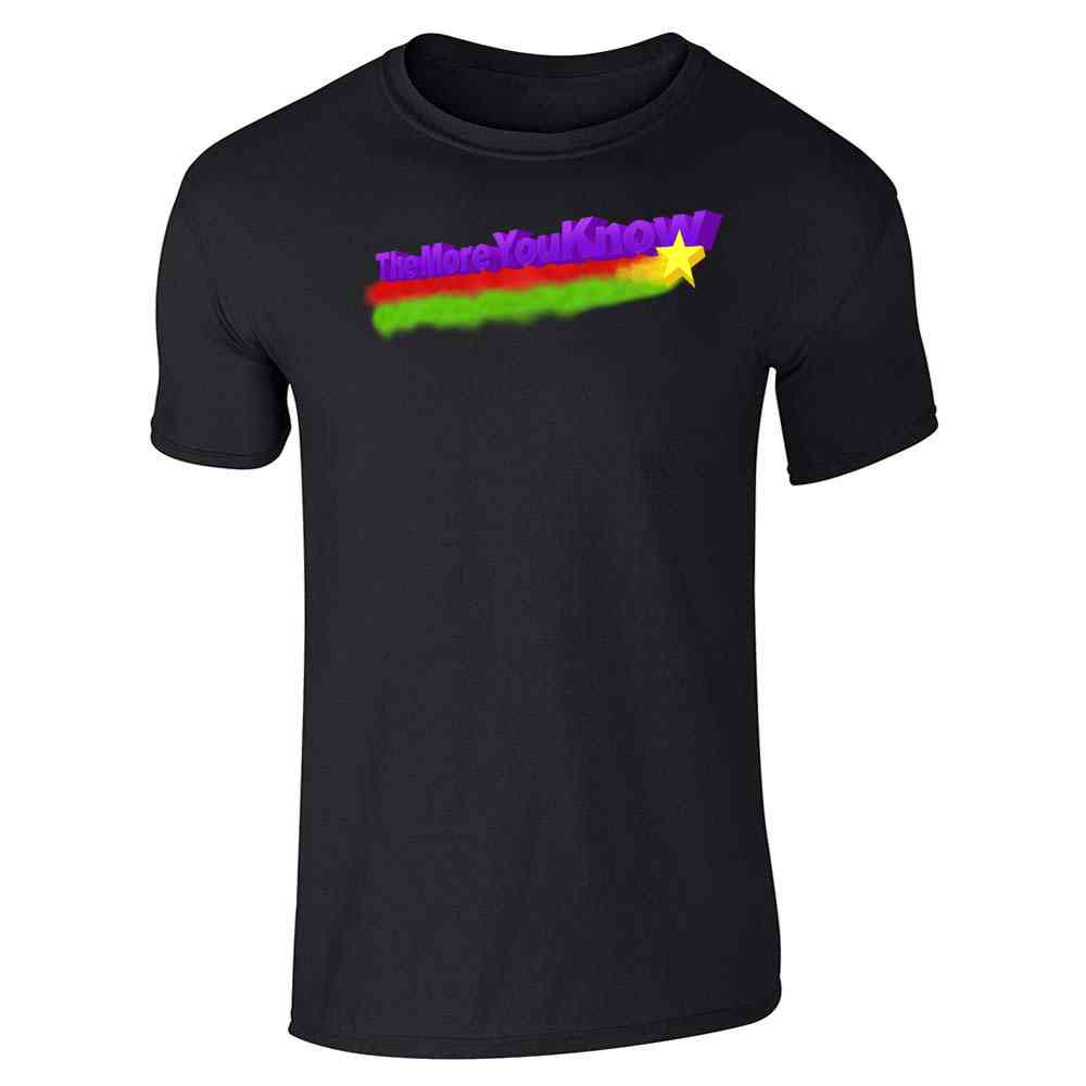 The More You Know Retro 80s 80s Unisex Tee