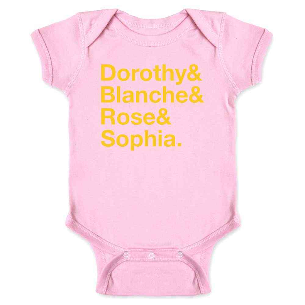 Dorothy & Blanche & Rose & Sophia. Funny Retro Baby Bodysu –  Pop Threads