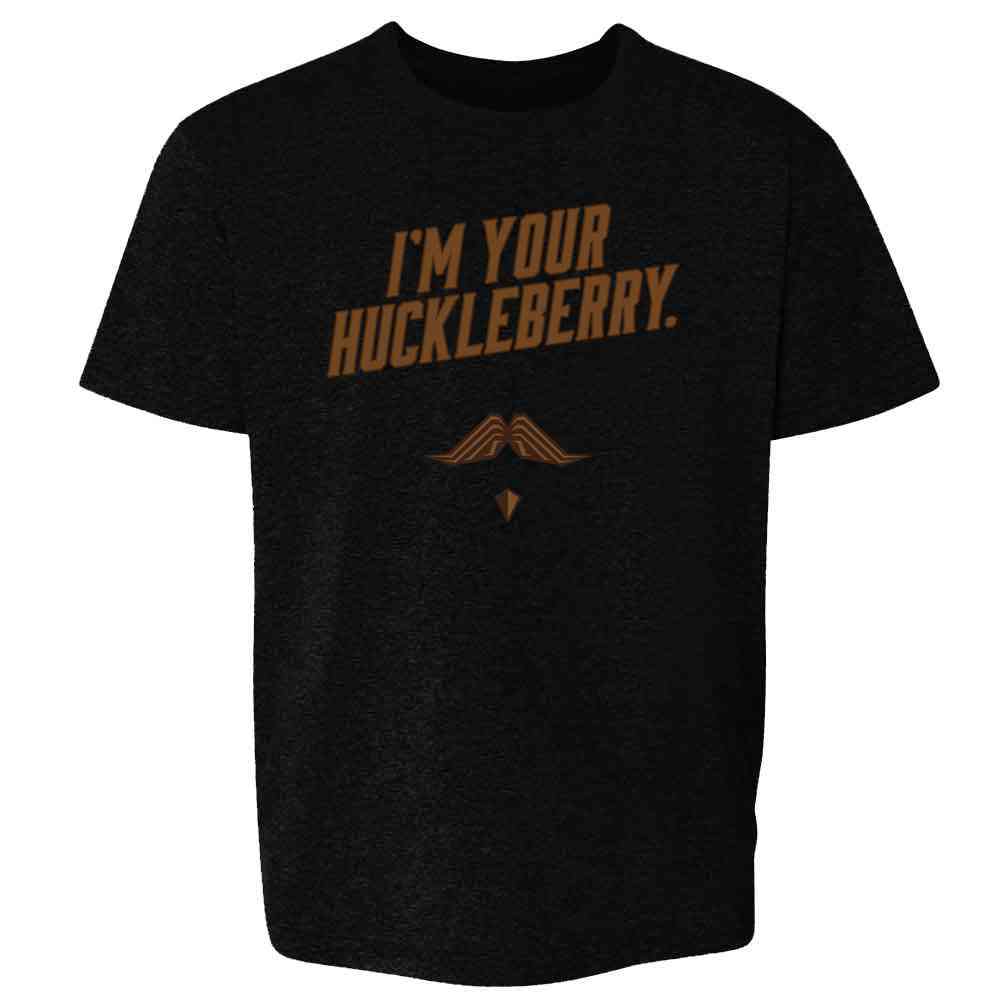Im Your Huckleberry Western Quote Funny Vintage  Kids & Youth Tee