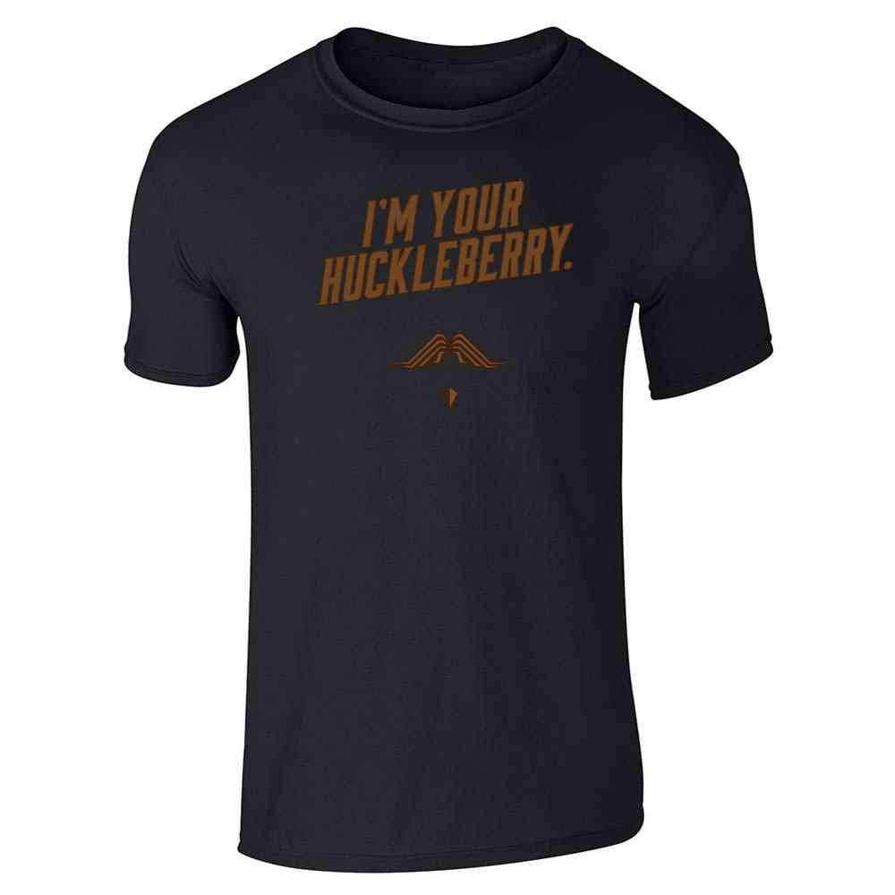 Im Your Huckleberry Western Quote Funny Vintage  Unisex Tee