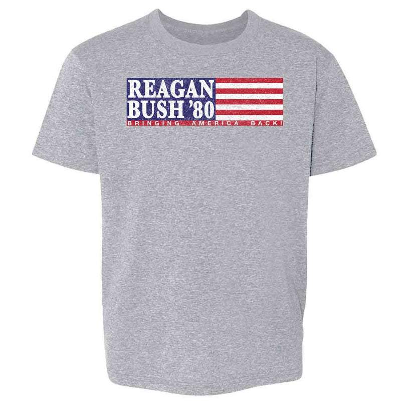 Ronald Reagan George Bush Retro Campaign Kids & Youth Tee