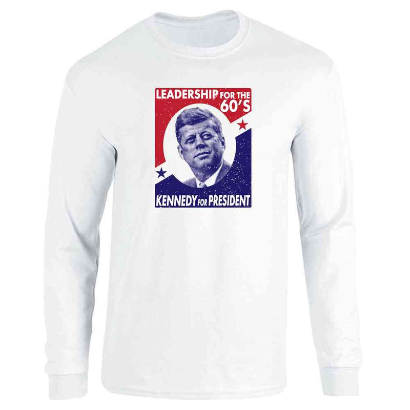 John F. Kennedy Leadership For the 60s Campaign  Long Sleeve