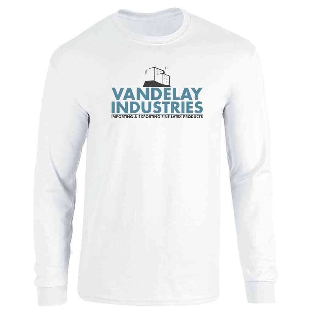 Vandelay Industries Company Logo Retro 90s Long Sleeve