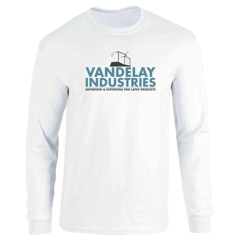 Vandelay Industries Company Logo Retro 90s Long Sleeve