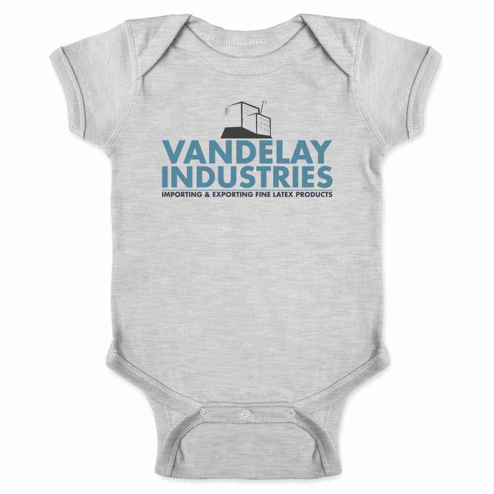 Vandelay Industries Company Logo Retro 90s Baby Bodysuit