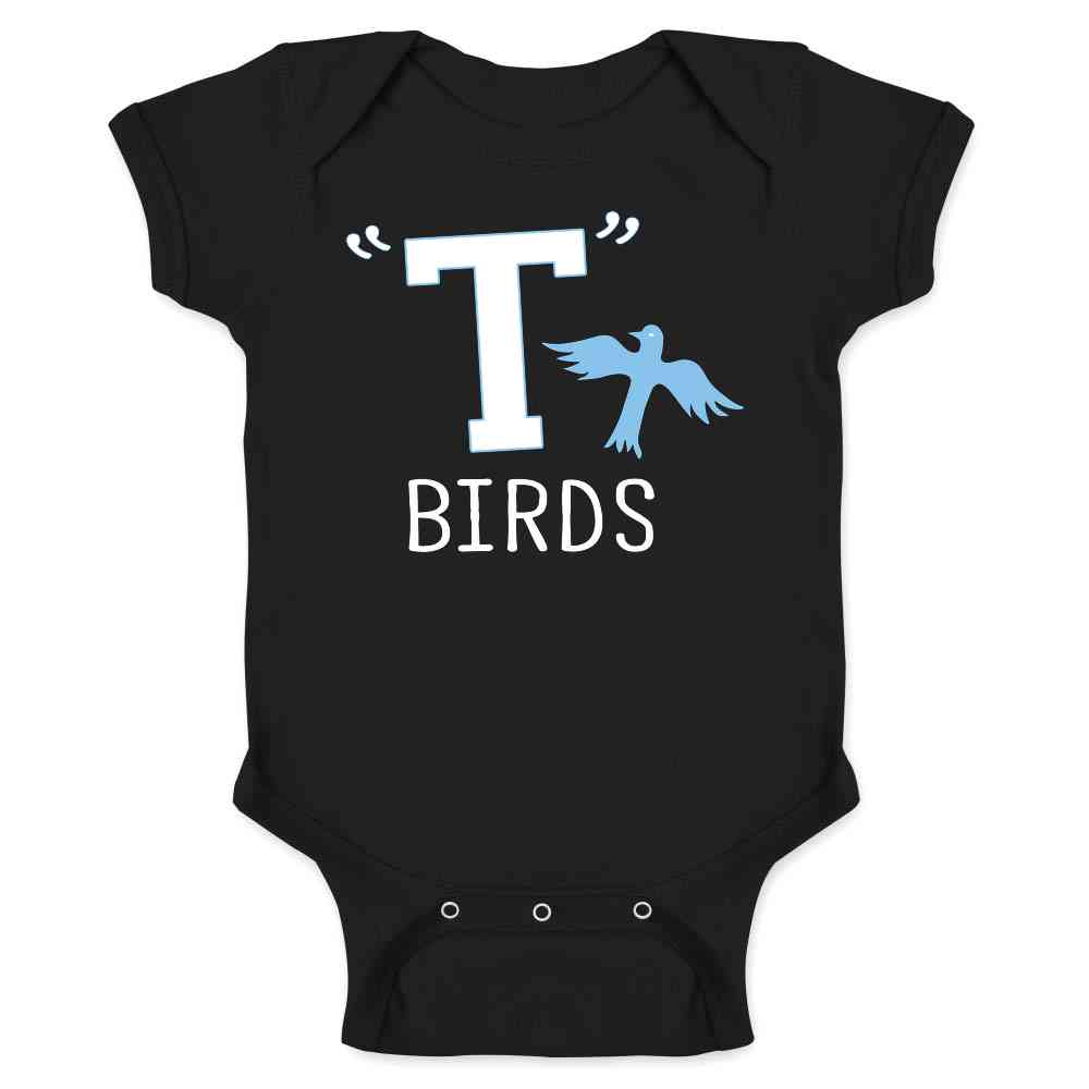 T Birds Tbird Gang Logo Retro 50s 60s Cosplay Baby Bodysuit