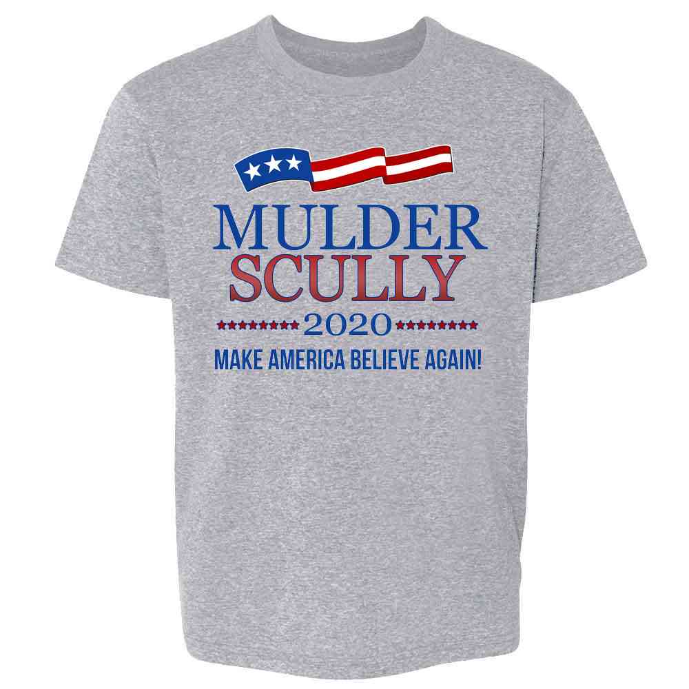 Mulder &amp; Scully 2024 Make America Believe Again Kids & Youth Tee