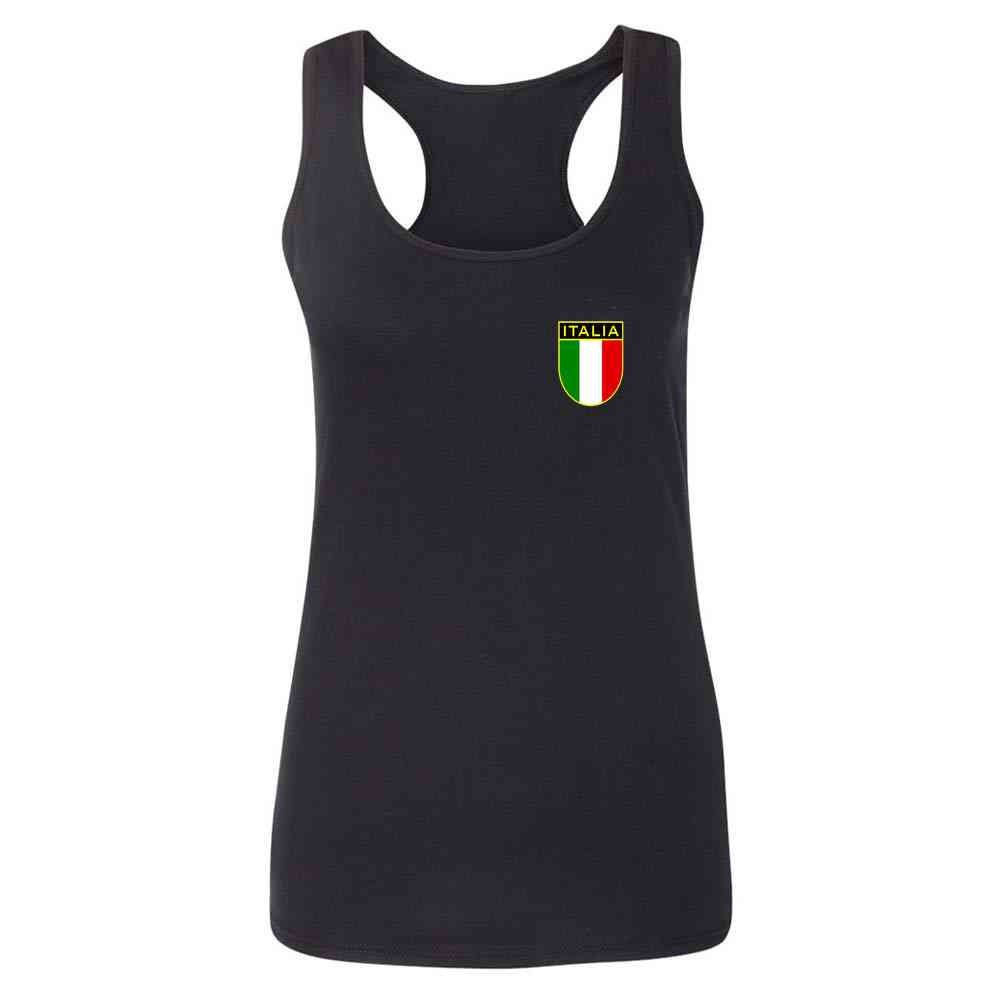 Italy Soccer Retro National Team Womens Tee & Tank