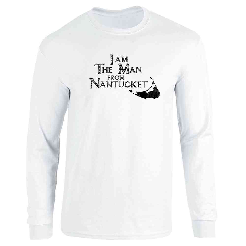 Nantucket Riddle I Am The Man From Nantucket Funny Limerick Long Sleeve – Gotham Gifts ...