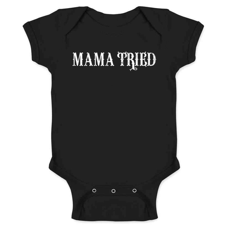 Mama Tried Retro Country Baby Bodysuit