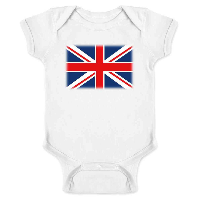 Union Jack Flag Great Britain United Kingdom England Scotland Wales Baby Bodysuit