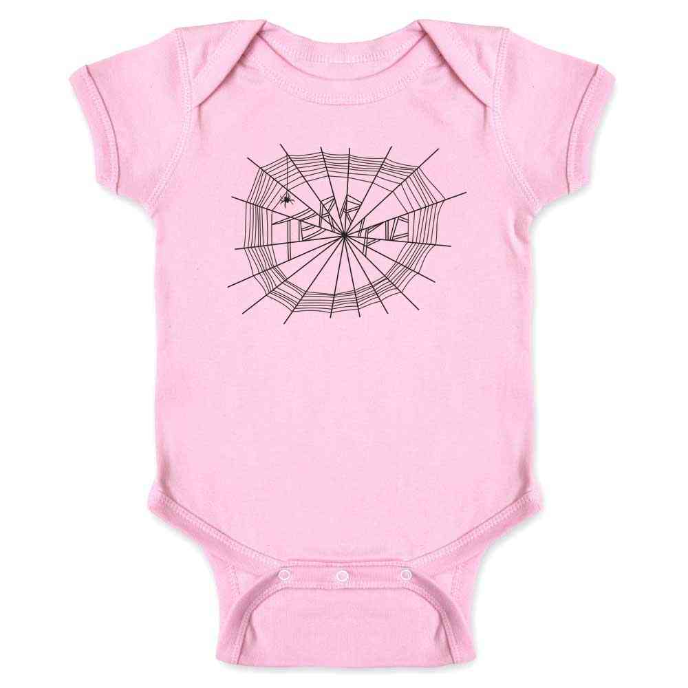 Terrific Spider Web Cute  Baby Bodysuit