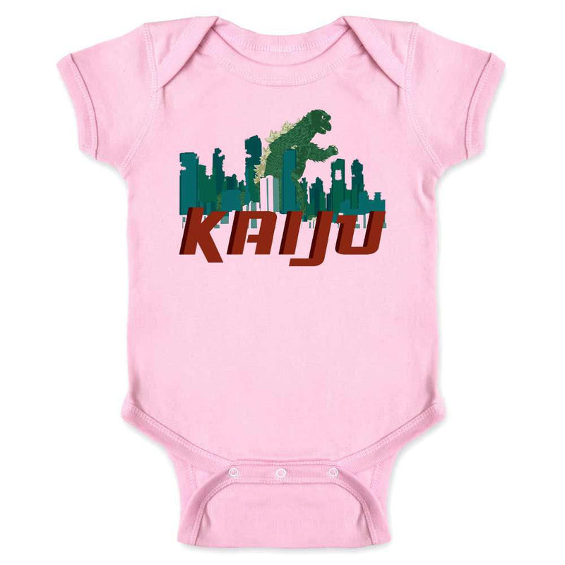 KAIJU Destroying The City  Baby Bodysuit