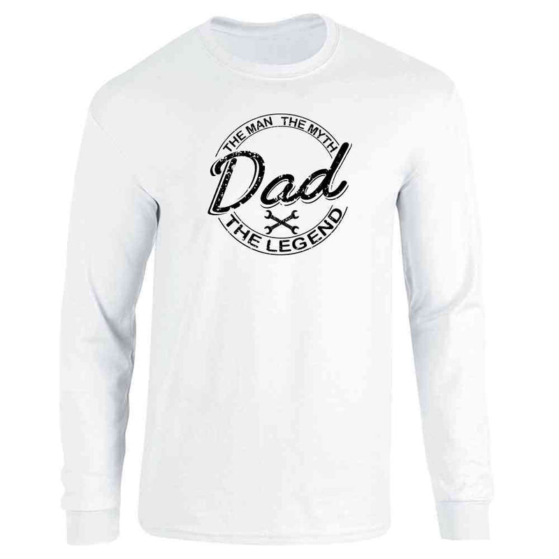 Dad The Man The Myth The Legend Gift For Dad Long Sleeve