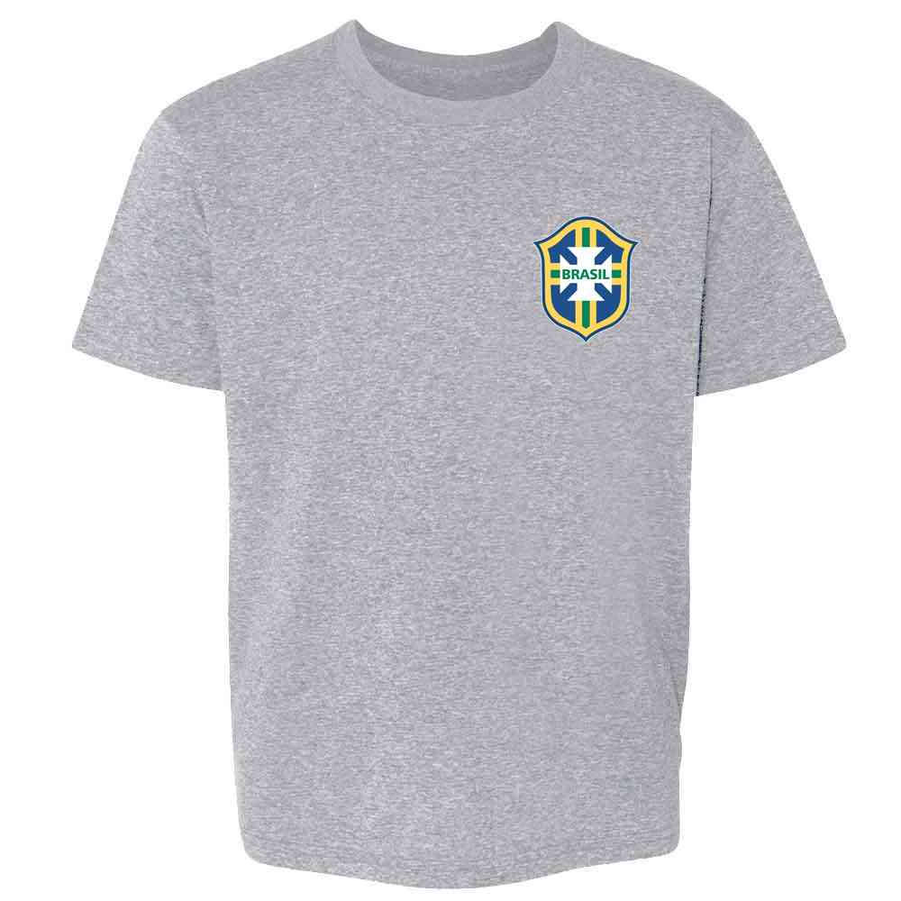 Brazil Futbol Soccer Retro National Team Football Kids & Youth Tee