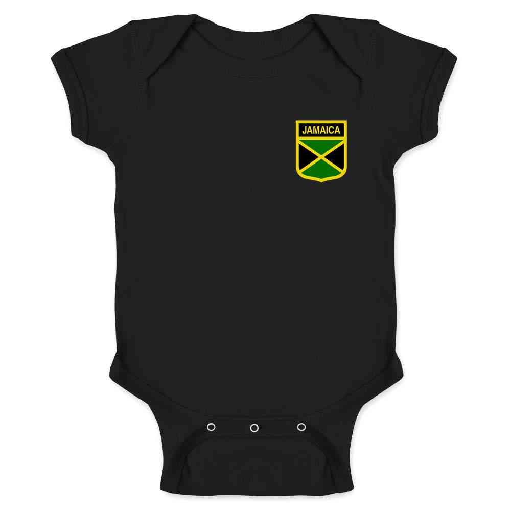 Jamaica Soccer Retro National Team Jamaican Baby Bodysuit