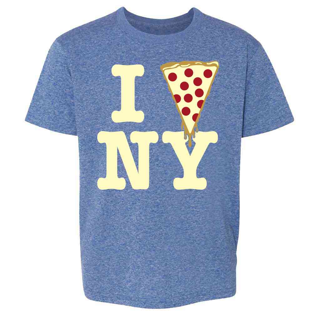 I Pizza New York Funny Slice Graphic Love NYC  Kids & Youth Tee