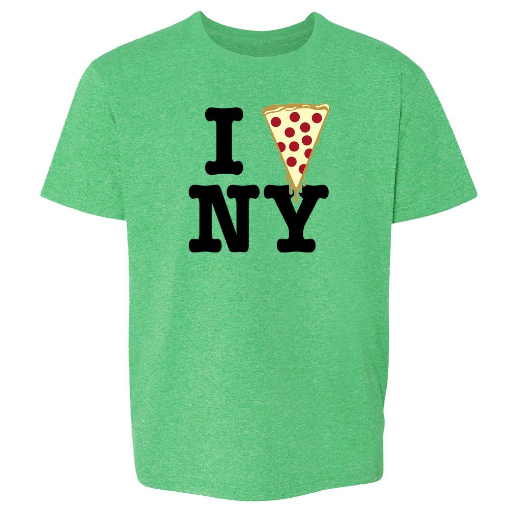 I Pizza New York Funny Slice Graphic Love NYC Kids Youth Tee Gotham Gifts Pop Threads