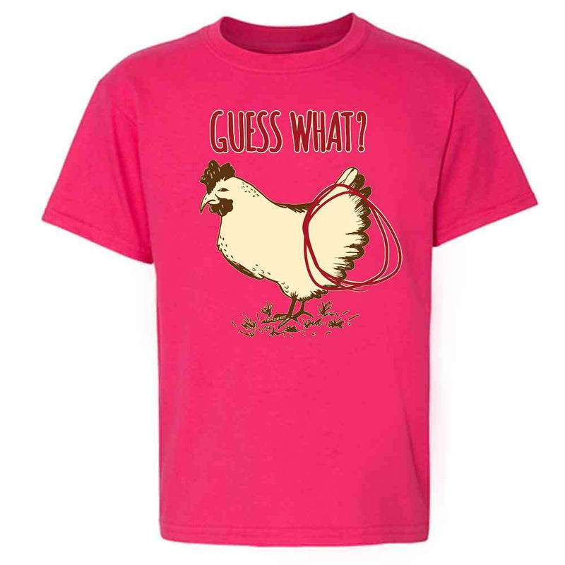 Guess What? Chicken Butt Funny Kids & Youth Tee