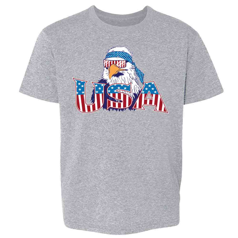 USA Epic Patriot Bald Eagle 4th of July Patriotic Kids & Youth Tee