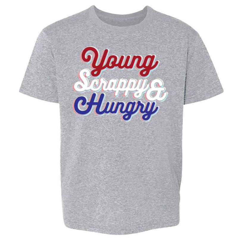 Young Scrappy &amp; Hungry Quote Kids & Youth Tee