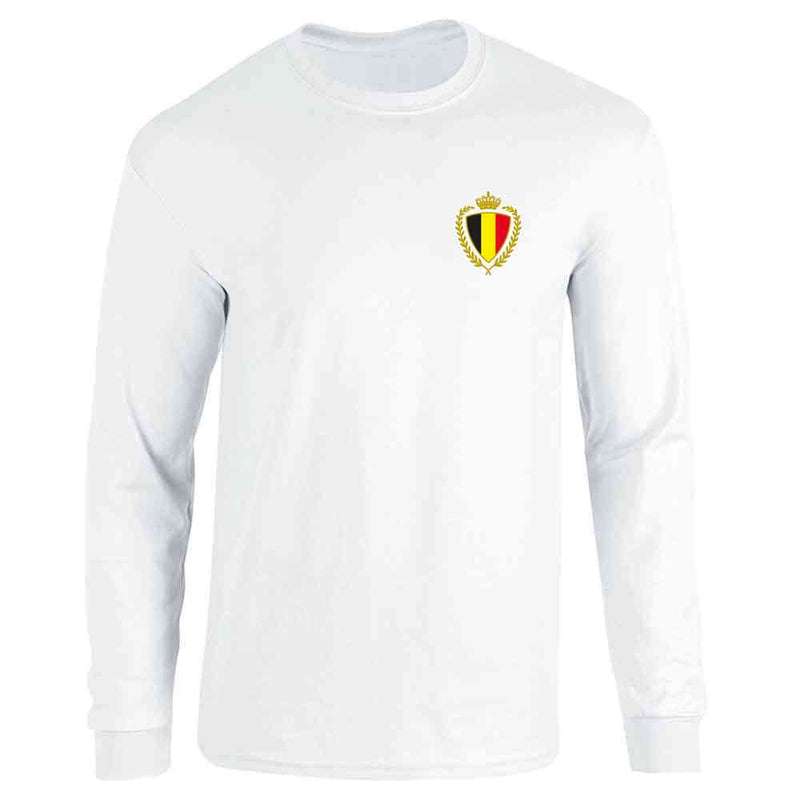 Belgium Soccer Retro National Team Sports Football Long Sleeve