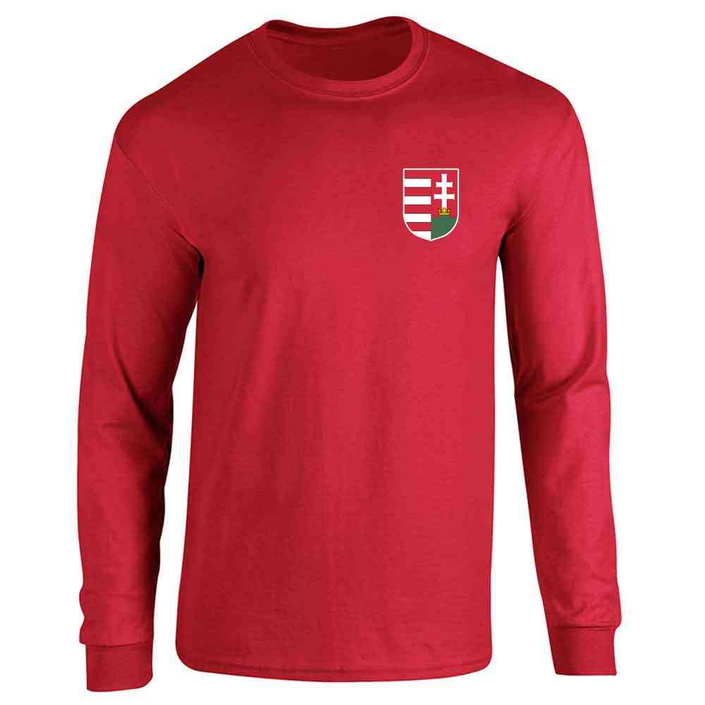 Hungary Soccer Retro National Team Hungarian Long Sleeve