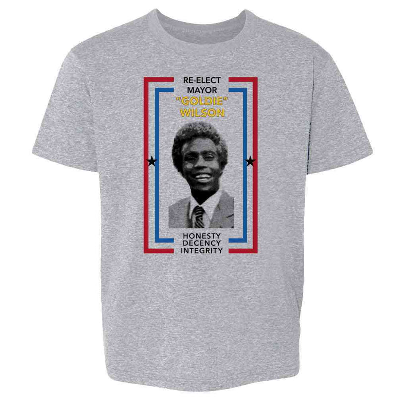 Re-Elect Mayor Goldie Wilson Campaign Retro 80s Kids & Youth Tee
