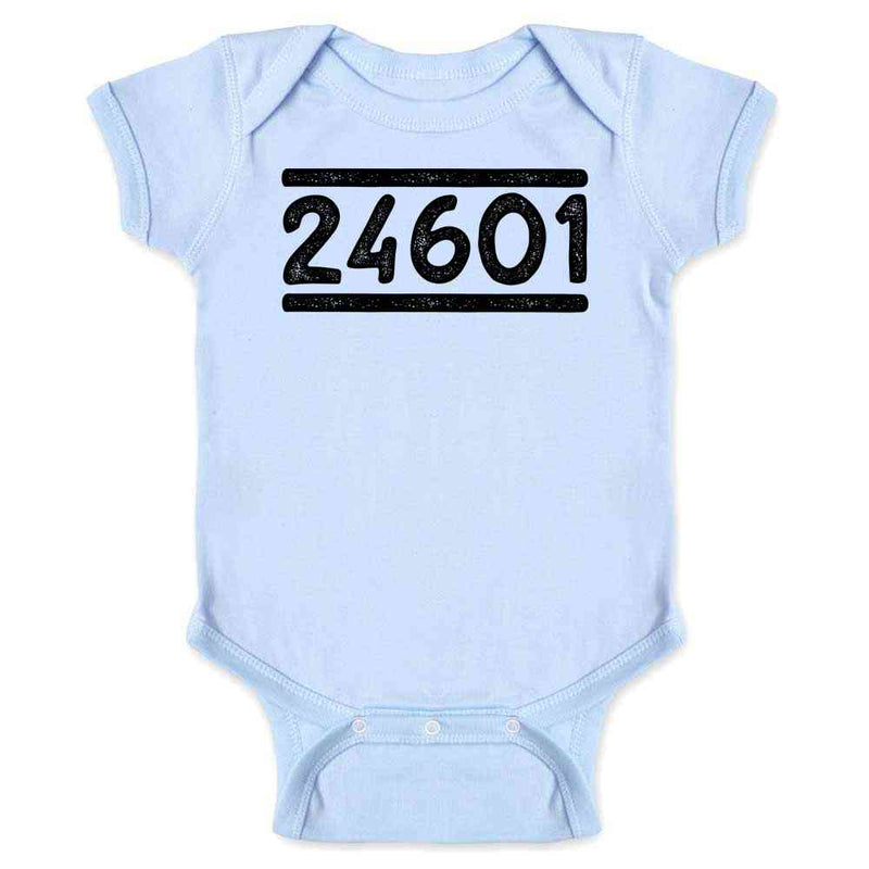 Prisoner 24601 Musical Halloween Cosplay Baby Bodysuit