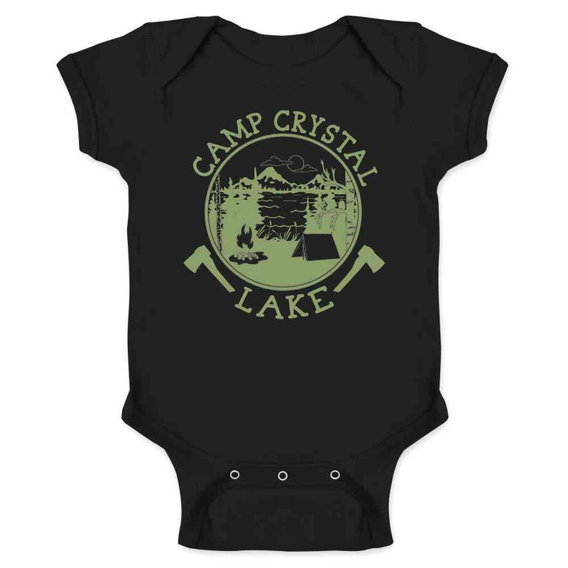 Camp Crystal Lake Counselor Shirt Vintage Costume Baby Bodysuit