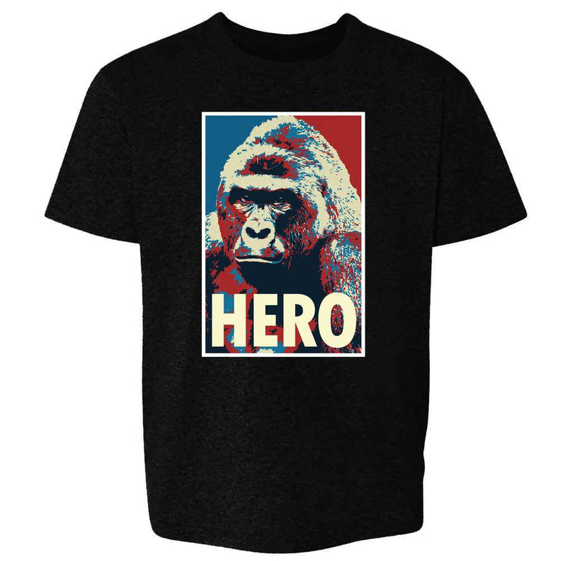 Harambe Pop Art Hero Meme Quote Political Clothing   Kids & Youth Tee
