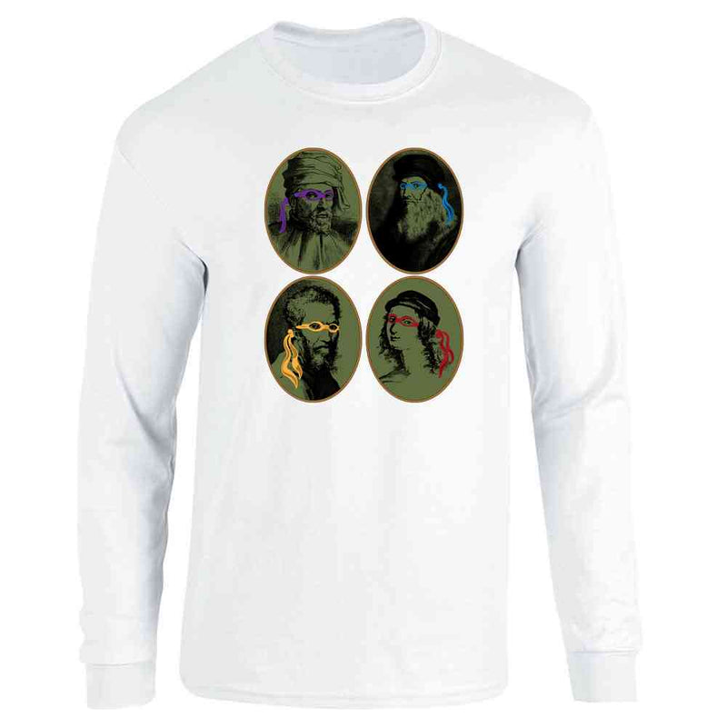 Italian Renaissance Ninja Artists Parody Funny  Long Sleeve