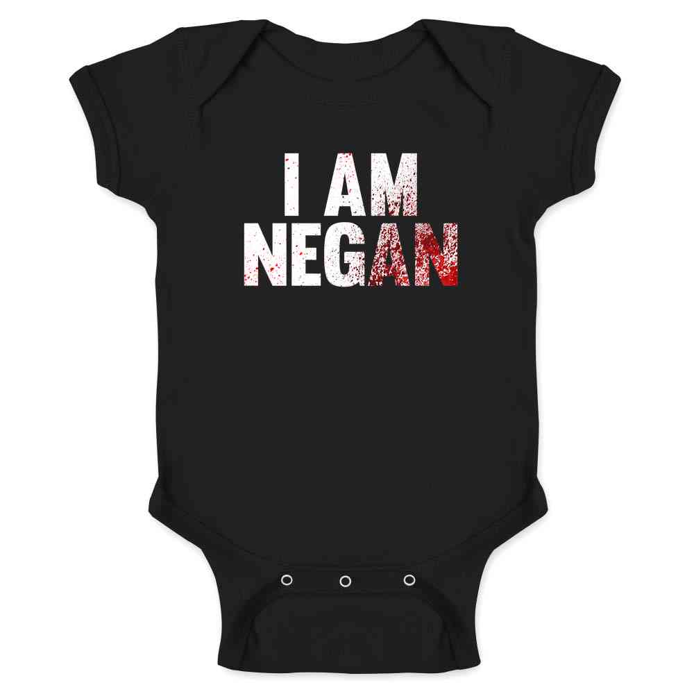 I am Negan Horror Zombie Halloween Cosplay Baby Bodysuit