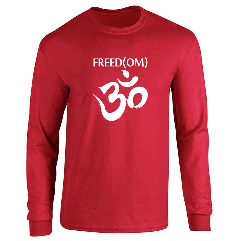 Freed(OM) Freedom Yoga Spiritual Graphic Long Sleeve