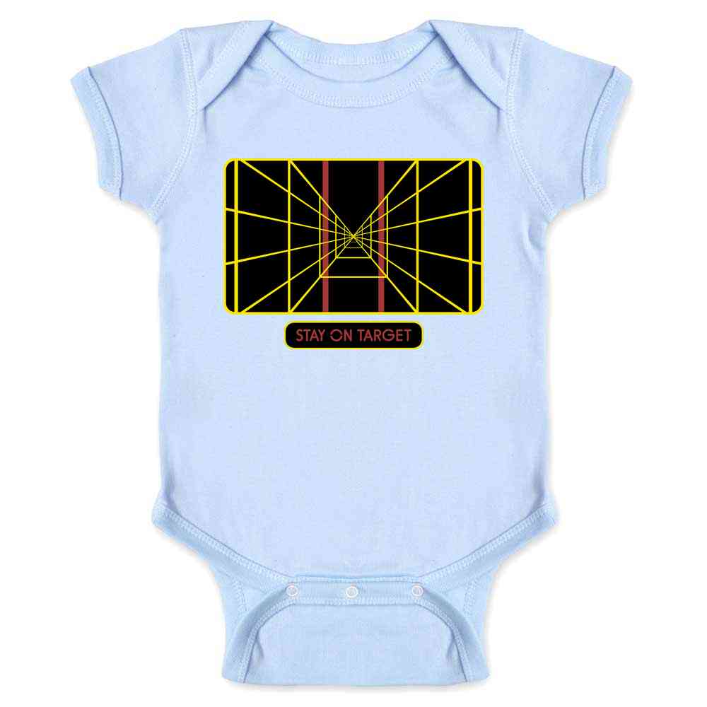 Stay On Target Targeting Computer SciFi Baby Bodysuit