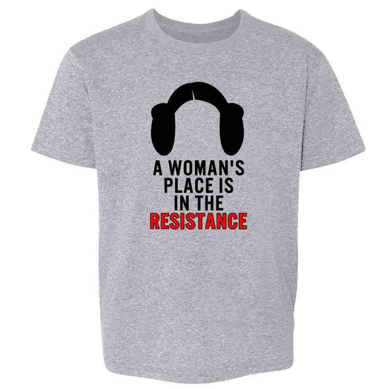 A Womans Place Is In The Resistance Feminist Kids & Youth Tee