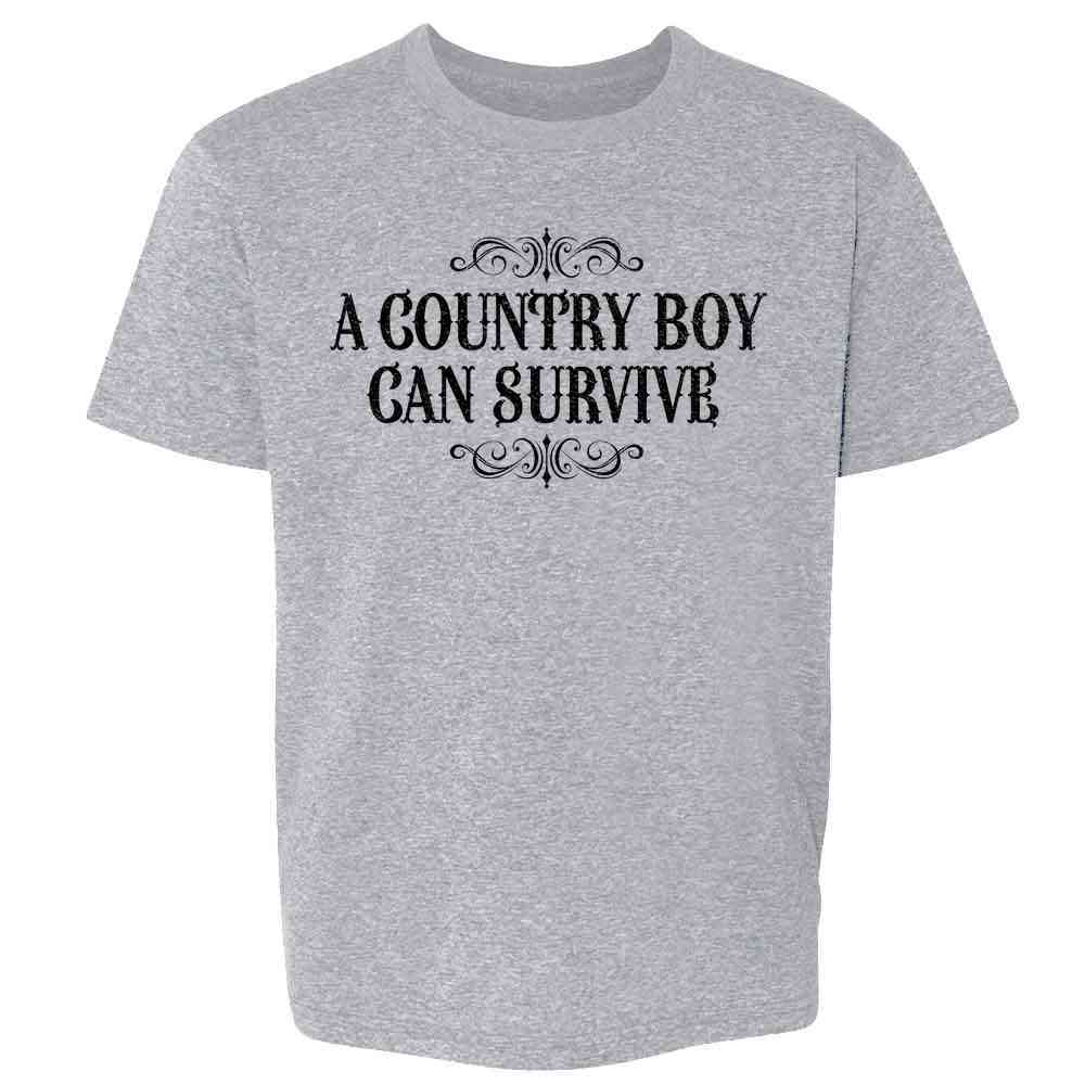 A Country Boy Can Survive Quote Kids & Youth Tee