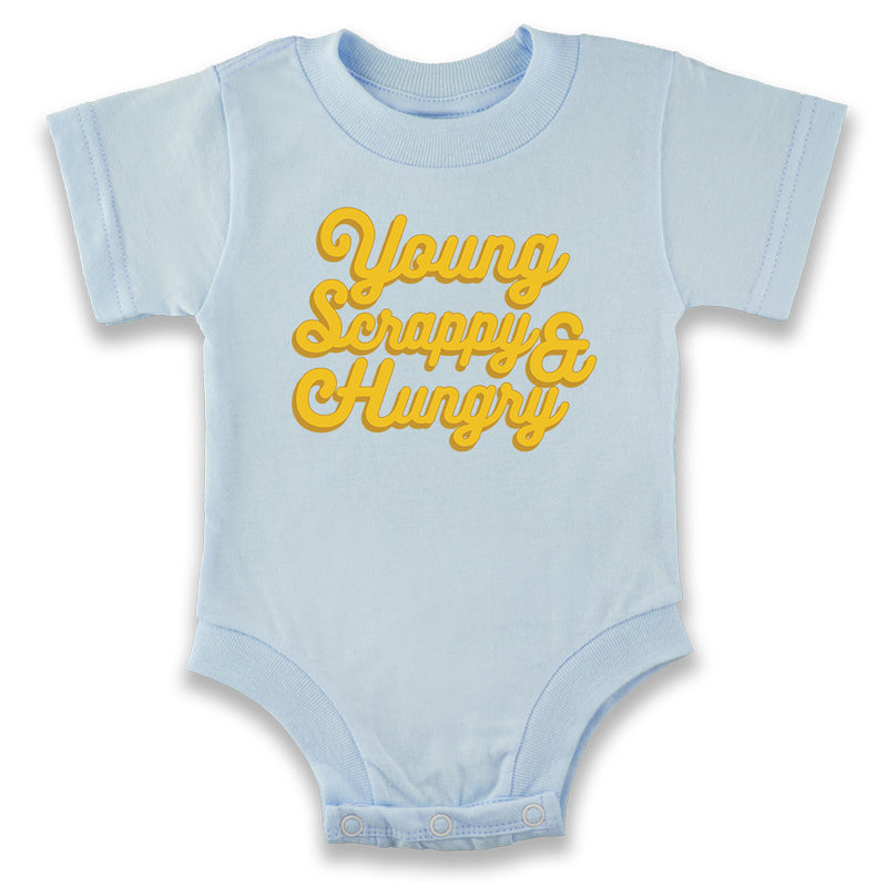 Young Scrappy and Hungry Baby Baby Bodysuit