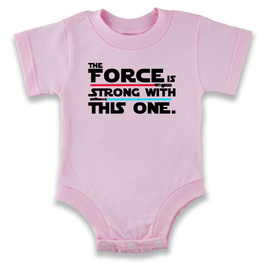 The Force Is Strong With This One Baby Baby Bodysuit