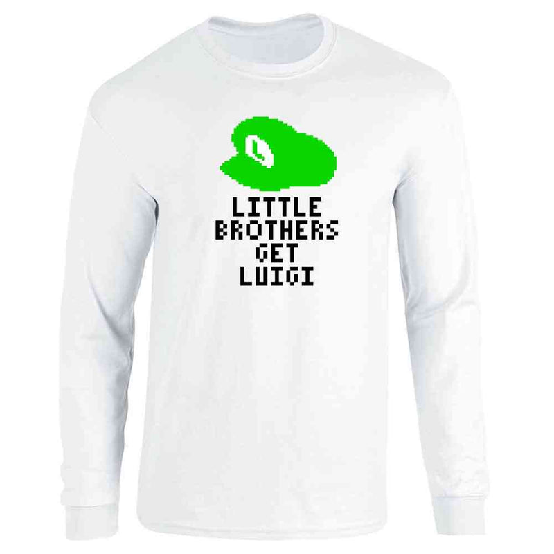 Little Brothers Get Luigi Gaming Long Sleeve