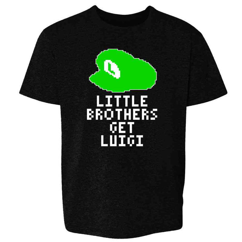 Little Brothers Get Luigi Gaming Kids & Youth Tee