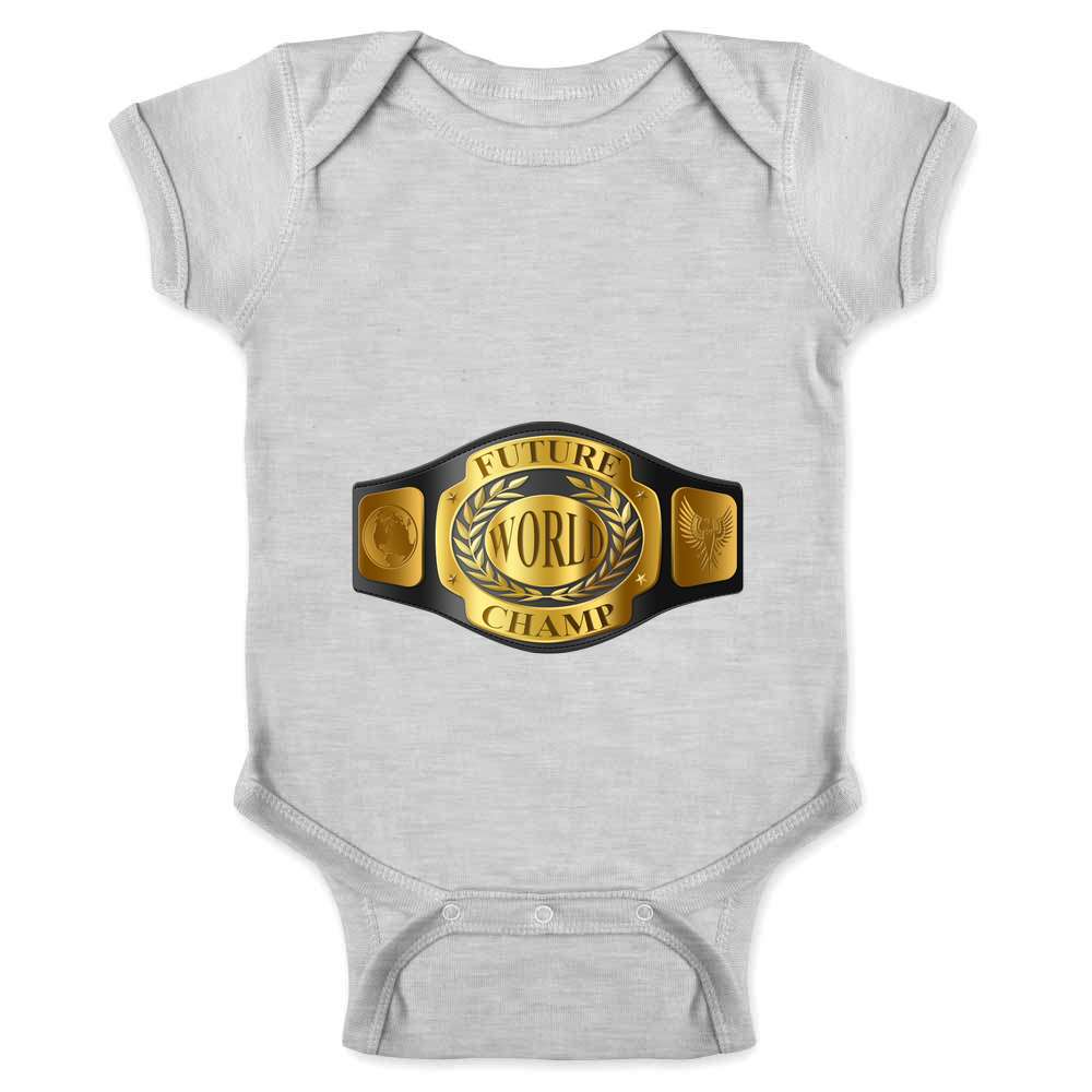 Future World Champion Baby Wrestling Boxing Funny Baby Bodysuit