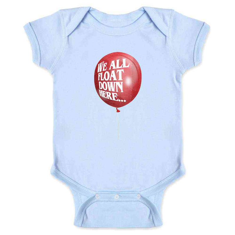 We all Float Down Here Balloon Halloween Horror Baby Bodysuit