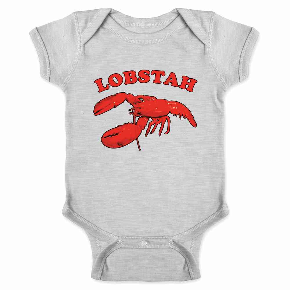 Lobstah Maine Lobster New England Boston Funny Baby Bodysuit