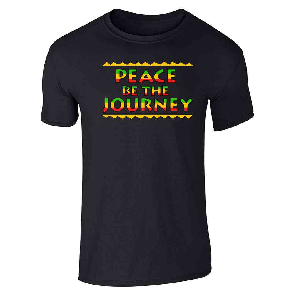 Peace Be The Journey Jamaican Quote Unisex Tee