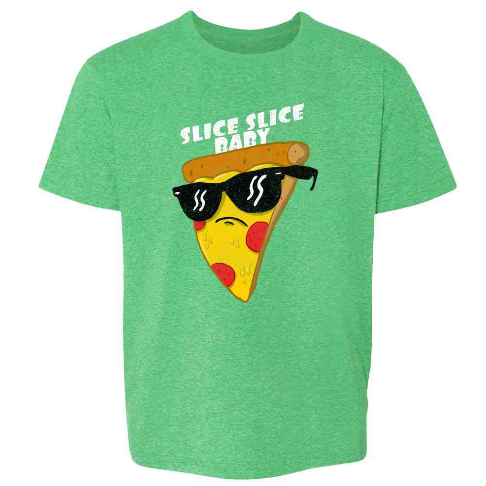 Slice Slice Baby Pizza Funny Retro Graphic Kids & Youth Tee
