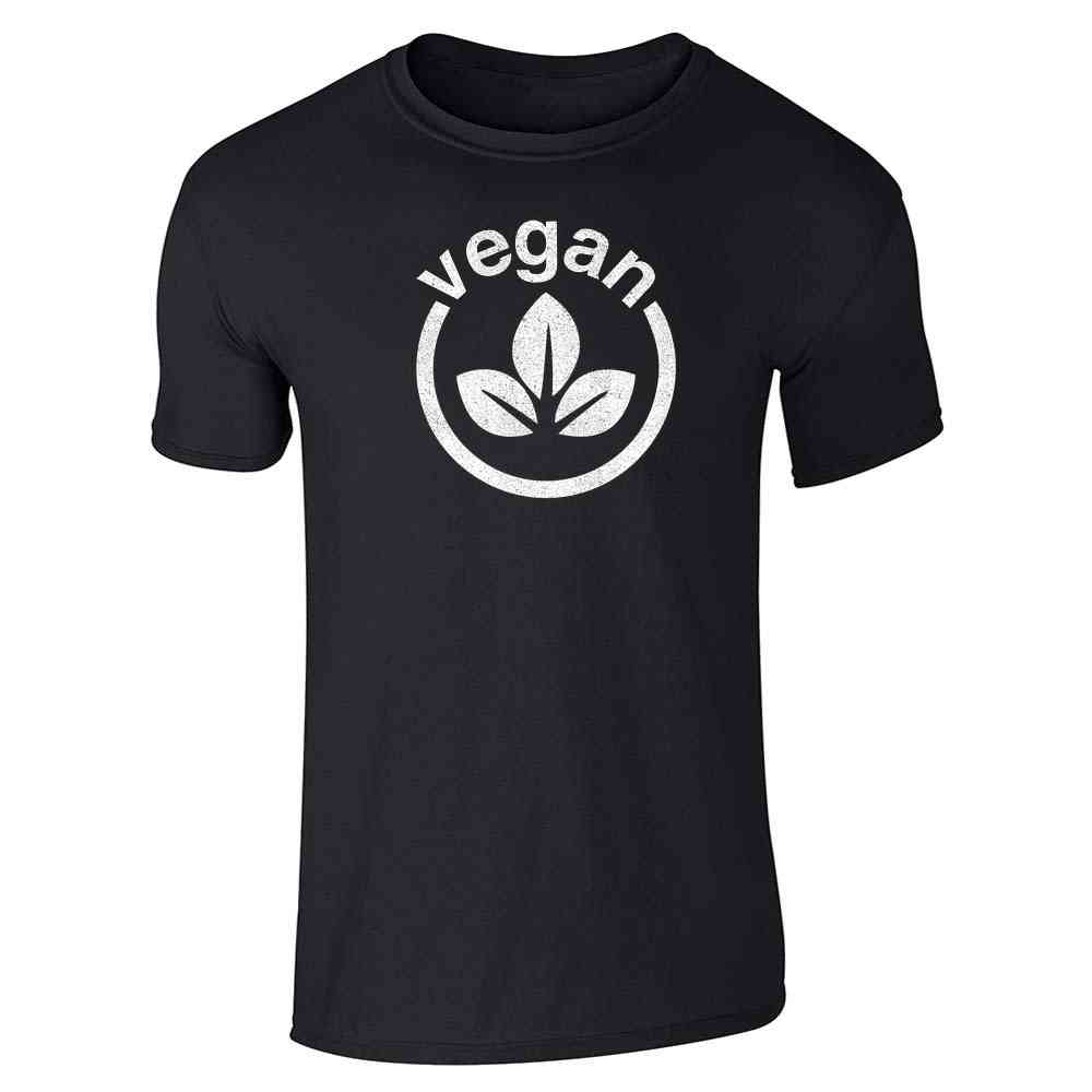 Vegan Logo Vegetarian Lifestyle  Unisex Tee