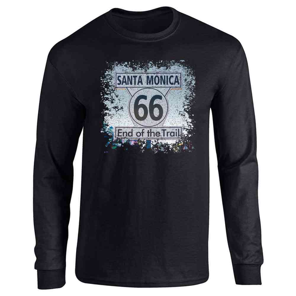 Santa Monica Route 66 End of The Trail Long Sleeve