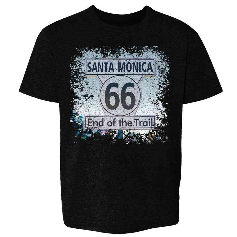 Santa Monica Route 66 End of The Trail Kids & Youth Tee